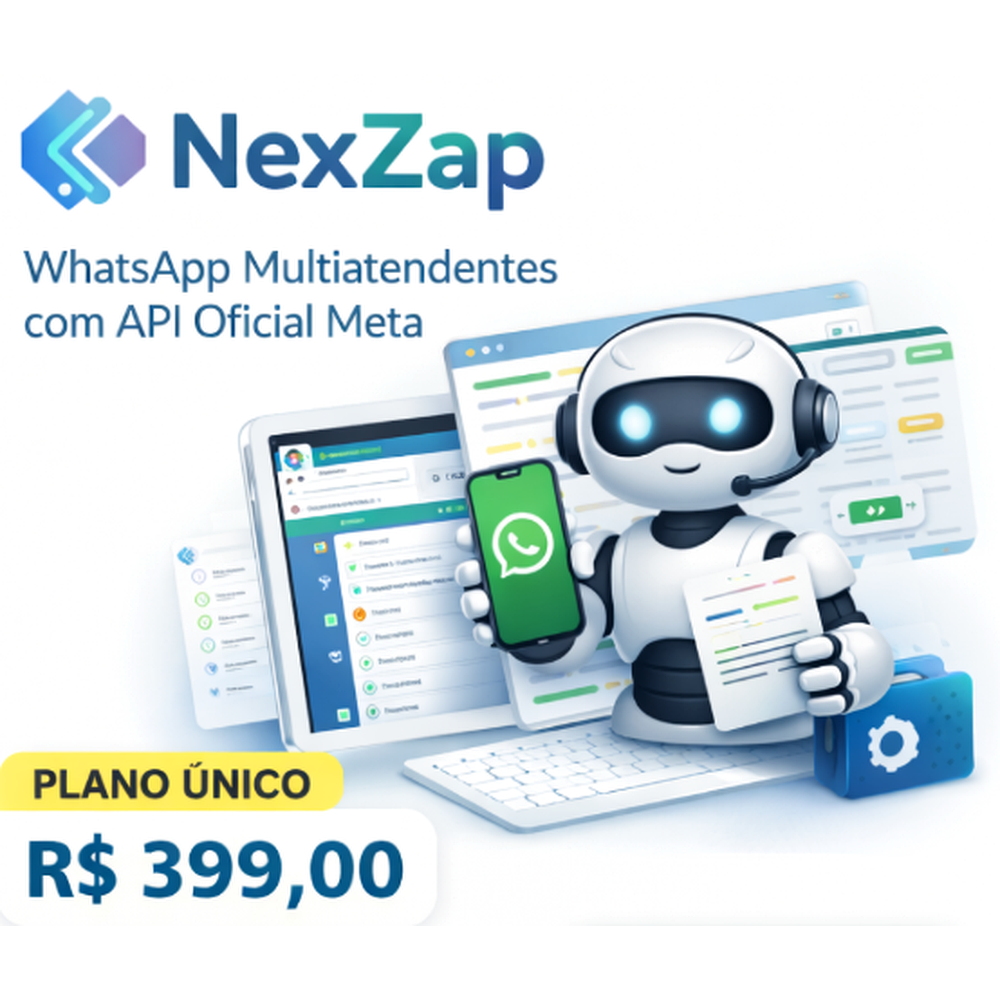 NexZap — WhatsApp Multiatendentes com API Oficial Meta (Acesso)