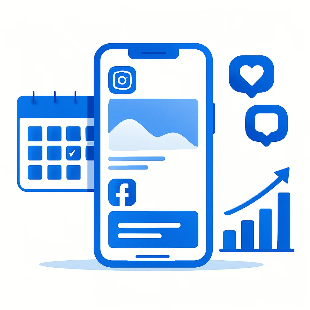 Gestão de Redes Sociais — Plano Mensal (Instagram + Facebook)