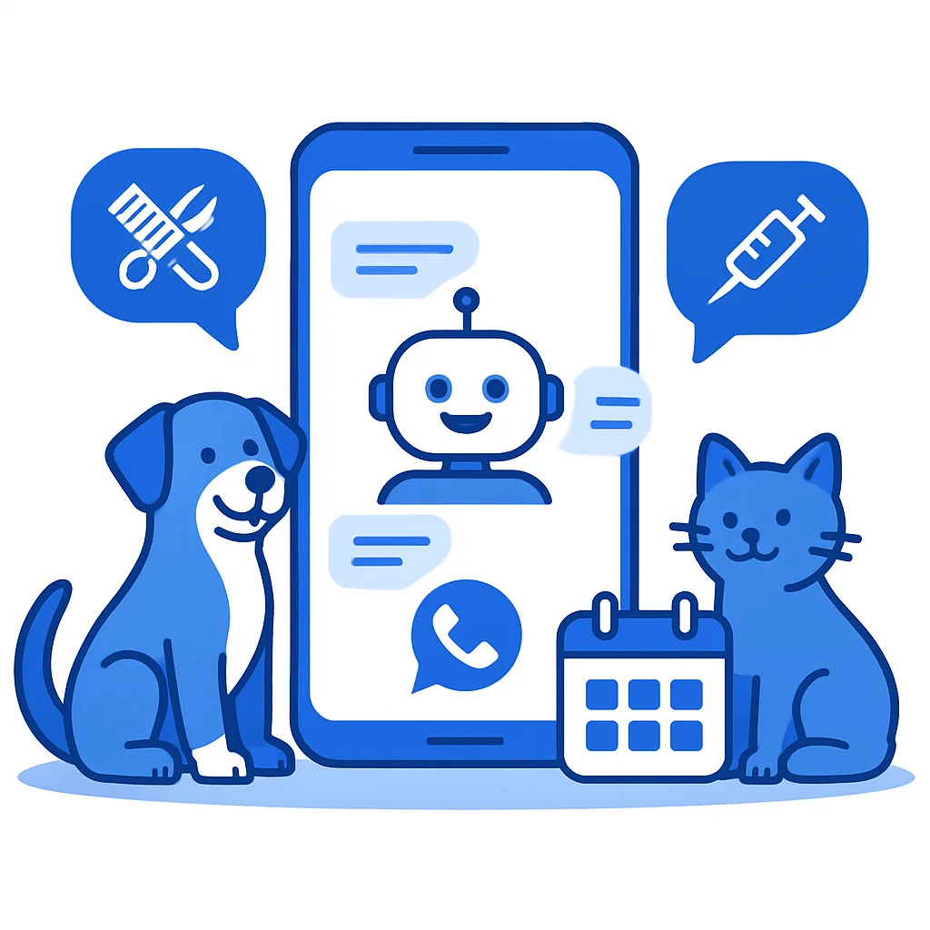 Bot WhatsApp para Pet Shop e Clínica Veterinária — Banho, Tosa e Vacina