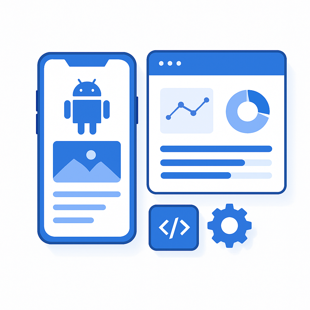 App Android Sob Medida — Desenvolvimento Nativo com Painel Admin