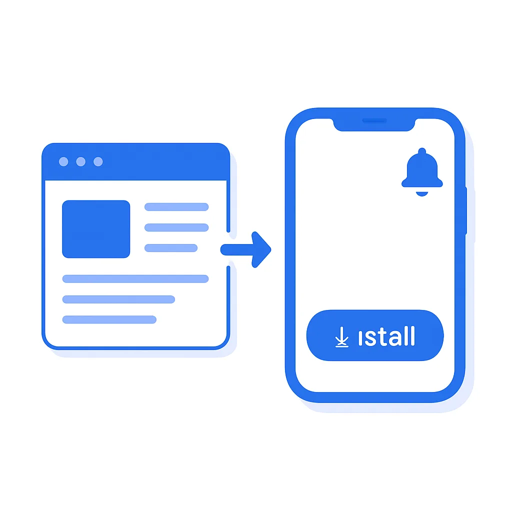 PWA Instalável — Transforme seu Site em App sem Play Store (instalação 1 clique)