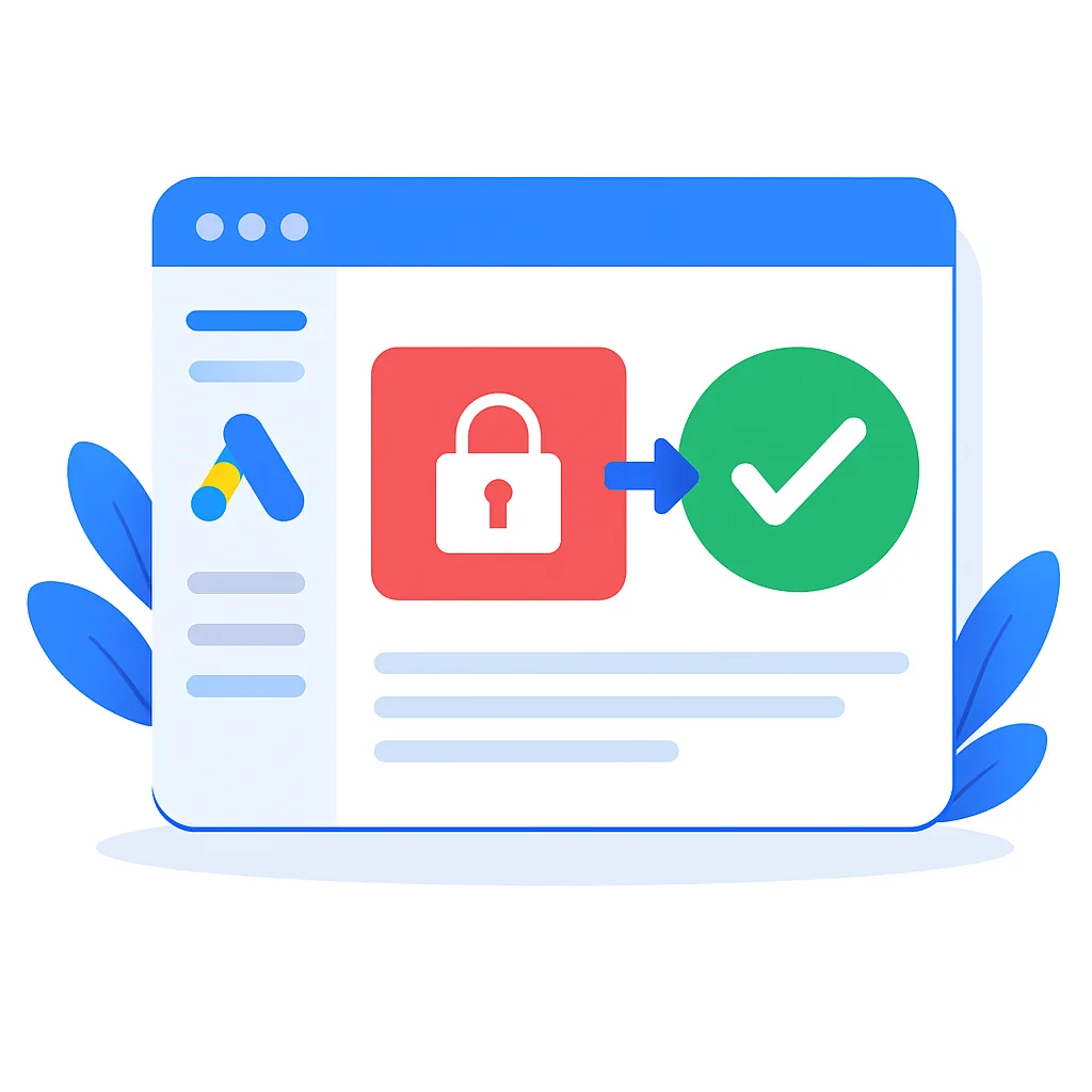 Recuperação e Reativação de Conta Google Ads Suspensa (Pagamentos / Política)