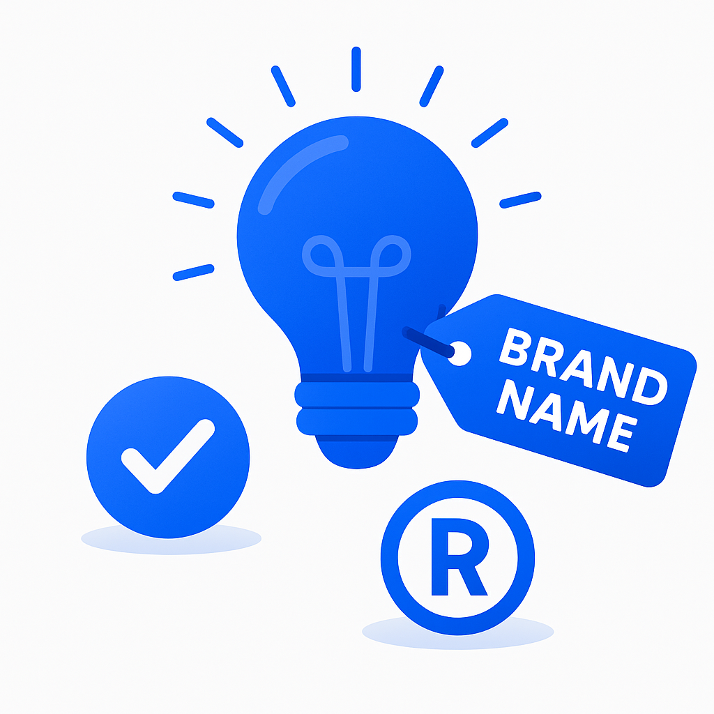 Naming + Registro de Marca — Nome, Domínio e Slogan Profissional