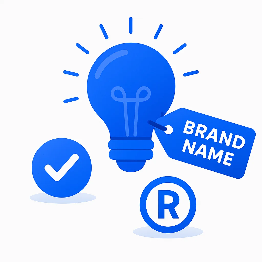 Naming + Registro de Marca — Nome, Domínio e Slogan Profissional