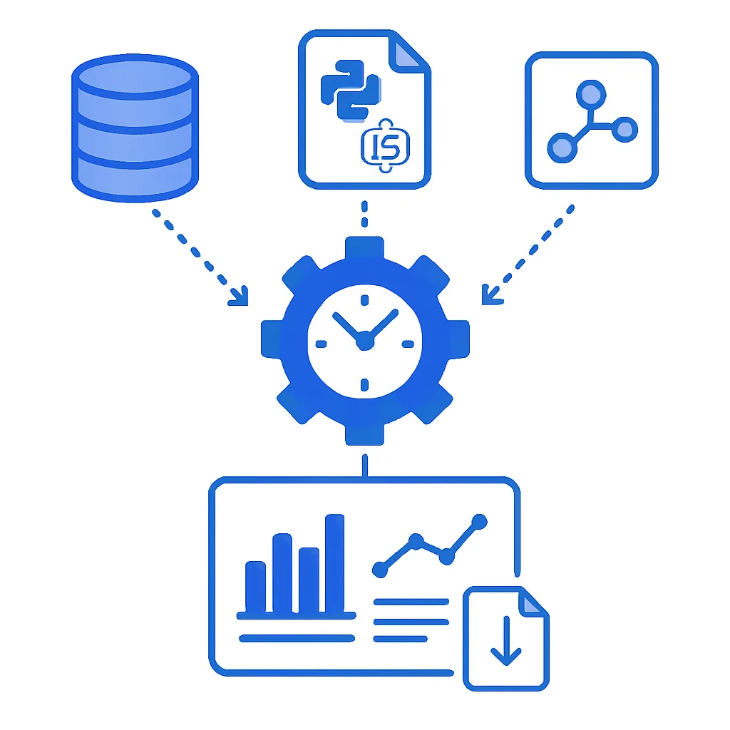 Automação de Relatórios (Python/Node)