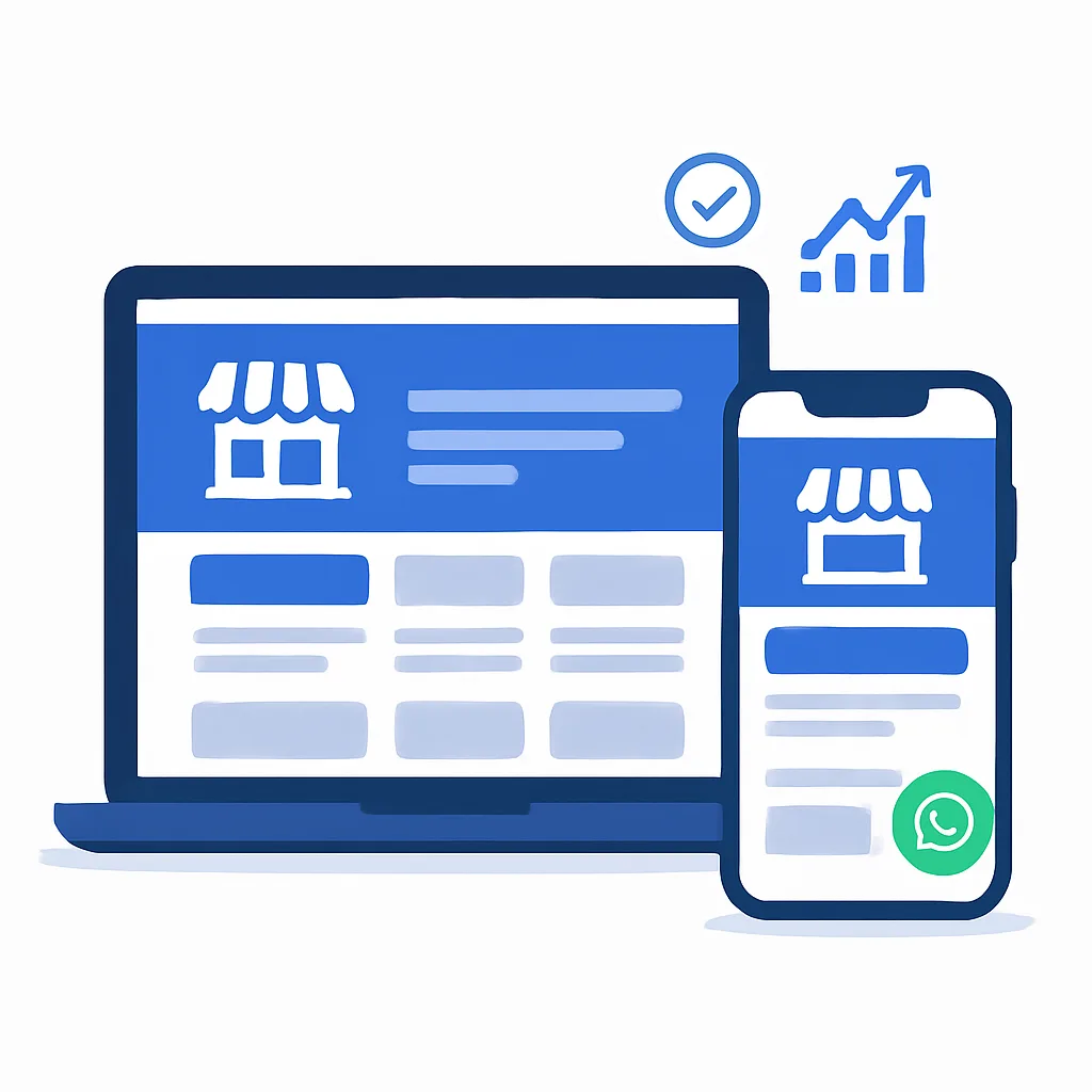 Landing Page Local — 5 Seções + WhatsApp