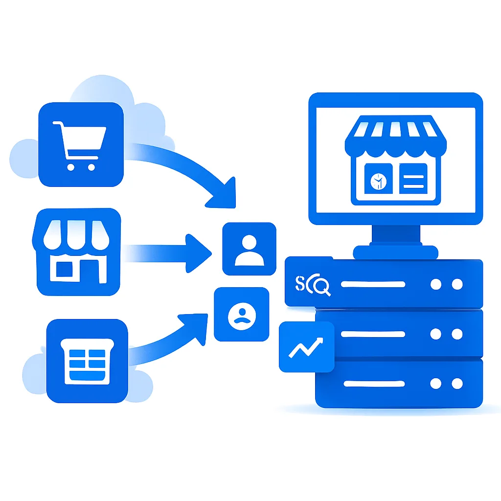 Migração de Loja Virtual — Shopify, Tray e Nuvemshop para Plataforma Própria