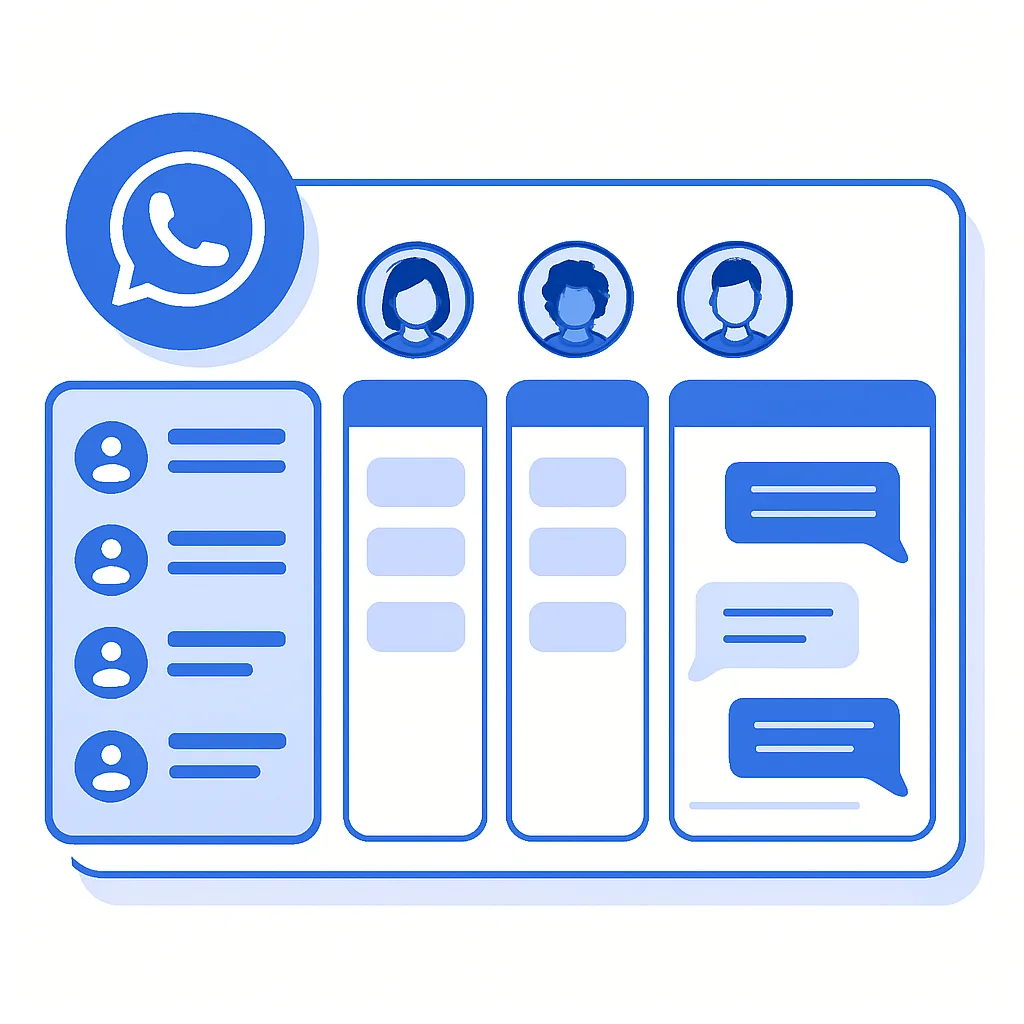 Painel Multiatendentes WhatsApp Meta — Filas, Setores e Templates