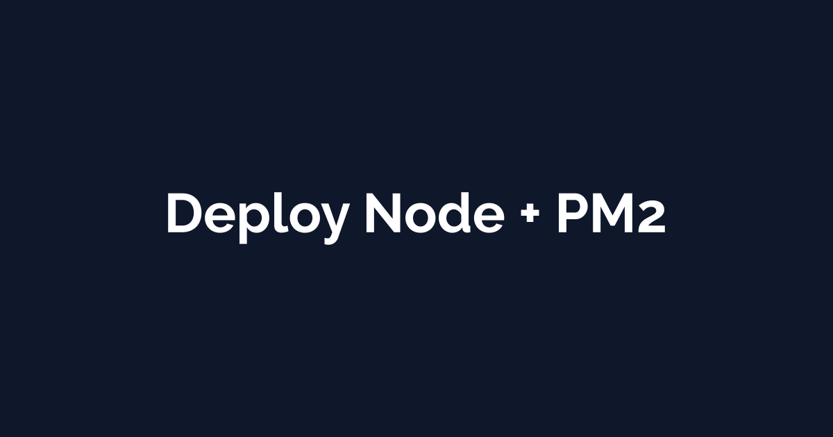 Deploy Node.js com PM2 + Nginx + Let's Encrypt (tutorial)