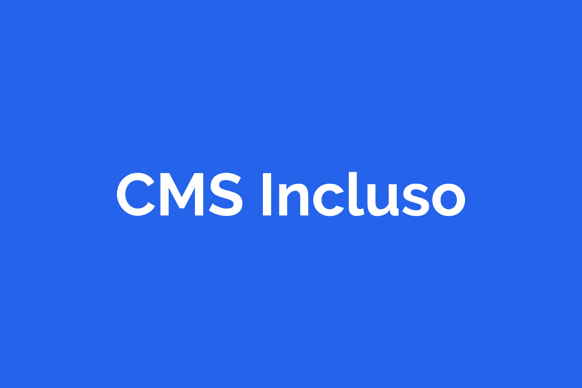 Site Institucional 1 Página — CMS Incluso